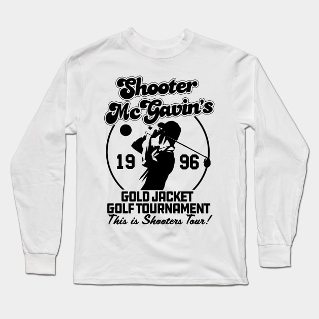 Shooter McGavin's Gold Jacket Golf Tournament Long Sleeve T-Shirt by Meta Cortex